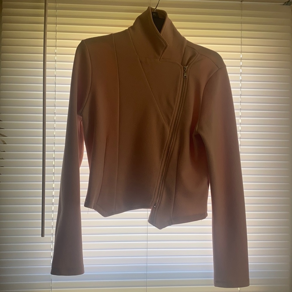 Sexy Cropped Pink Jacket Large